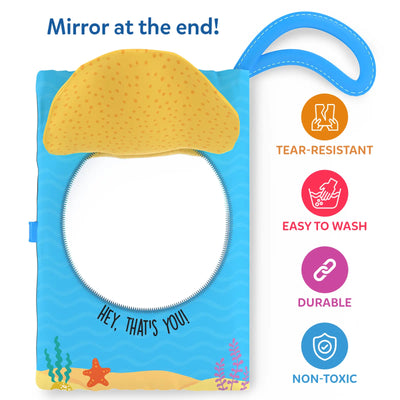 Peek-A-Boo: Under The Sea | Interactive Cloth Book (Ages 6+ months)