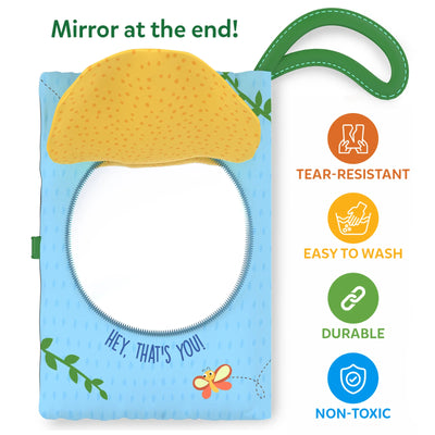 Peek-A-Boo: Jungle Theme (Ages 6 months+) - Soft Cloth Baby Book