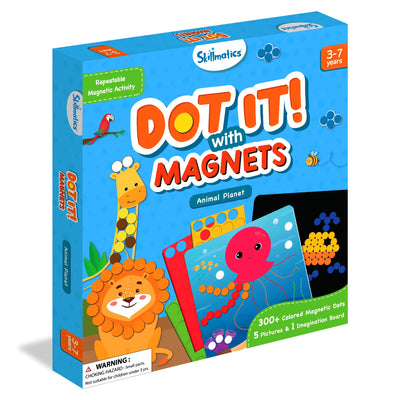 Skillmatics Dot It with Magnets Animal Planet activity box with magnetic dots and imagination board