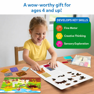 Fab Tabs: Amazing Animals | Tactile & Sensory Fabric Art (ages 4+)