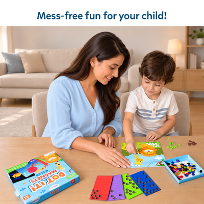 Dot It with Magnets - Animal Planet | Repeatable Magnetic Art Activity (ages 3-7)