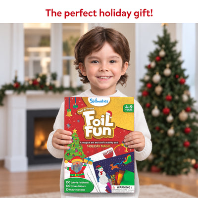 Foil Fun: Holiday Magic | No Mess Art Kit (ages 4-9)
