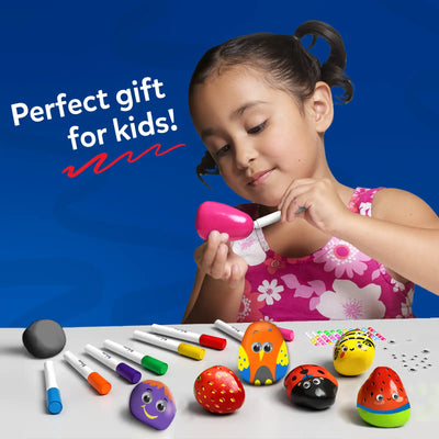 Rock Painting Kit | No Mess Art & Craft Activity (ages 4-12)