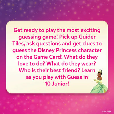 Guess in 10 Junior: Disney Princess  | Trivia card game (ages 3-6)