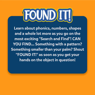 Found It! Combo: Indoor + Travel (ages 4-7)