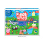 Peppa Pig themed giant floor puzzle and game with 48 pieces and 30 game cards for ages 3-7