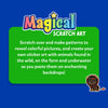 Travel Friendly Magical Scratch Art Book: Amazing Animals (ages 3-8)