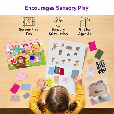 Fab Tabs: Unicorns & Princesses | Tactile & Sensory Fabric Art (ages 4+)