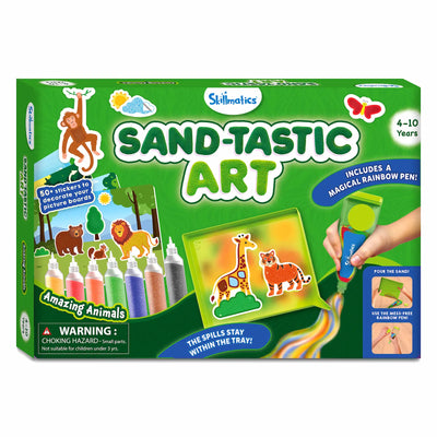 Sand-Tastic Art: Amazing Animals | Controlled-Mess Sand Art (ages 4-10)