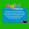 Travel Friendly Magical Scratch Art Book: World of Dinosaurs (ages 3-8)