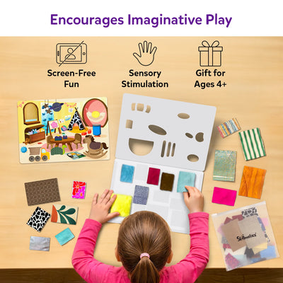 Fab Tabs: Design Your Dream Home | Tactile & Sensory Fabric Art (ages 4+)