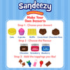 DIY dessert making kit with bases, flavors, and toppings for kids ages 3-7