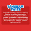 Children’s puzzle and sticker activity set from Tangram Twist Off We Go for ages 4-7