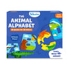 Children’s alphabet puzzle set featuring colorful animal-themed jigsaw pieces for ages 3-6