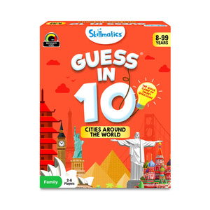 Guess in 10: Cities Around The World | Trivia Card Game (ages 8+)