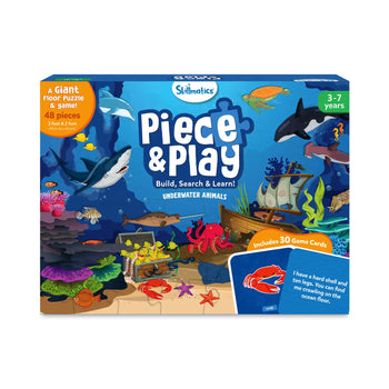 Piece & Play: Underwater Animals | Floor Puzzle & Game (ages 3-7)