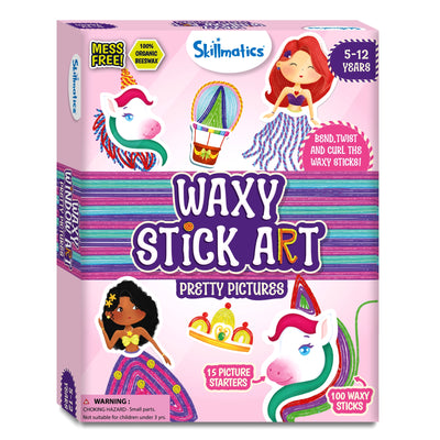 Waxy Stick Art: Pretty Pictures | Mess-Free Art for Kids (ages 5-12)