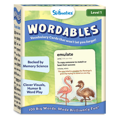 Wordables: Level 1 | Vocabulary Flash Cards (ages 8+)