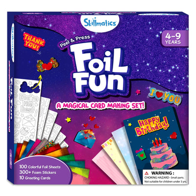 Foil Fun: Card Making Set | No Mess Art Kit (ages 4-9)
