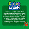 Color and Learn: Animals | Colouring Book (ages 3-6)