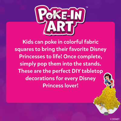 Colourful Disney Princess craft kit for kids to help develop creativity and use as home decor
