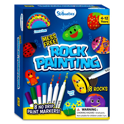 Rock Painting Kit | No Mess Art & Craft Activity (ages 4-12)