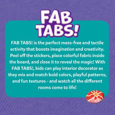 Fab Tabs: Design Your Dream Home | Tactile & Sensory Fabric Art (ages 4+)