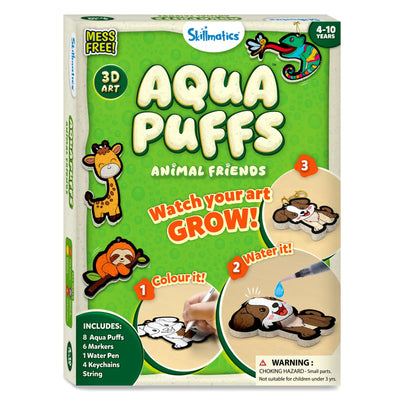 Aqua Puffs: Animal Friends | 3D Art Kit (ages 4-10)