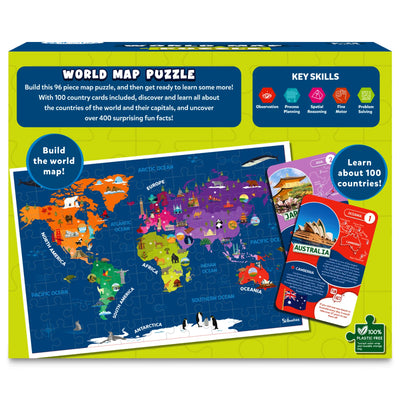 World Map Puzzle | Floor Puzzle & Game (ages 6-12)