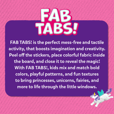 Stick on Fabric Art: Unicorns & Princesses | Tactile & Sensory Fabric Art (ages 4+)