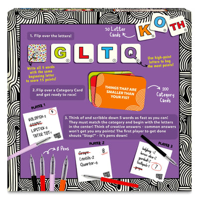 First to 5 | Quick Category Game with a Twist (ages 8+)