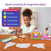 Inflatable Art: Unicorns & Princesses | 3D DIY Craft Kit (ages 4-7)