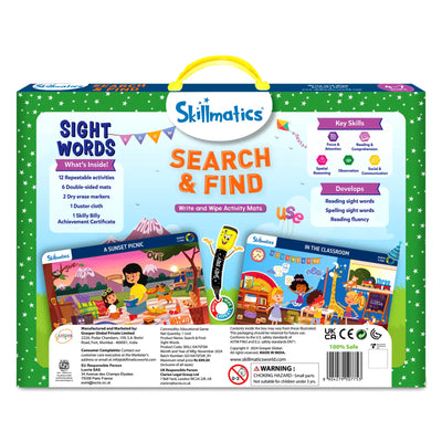 Search & Find Sight Words | Reusable Activity Mats (ages 3-6)