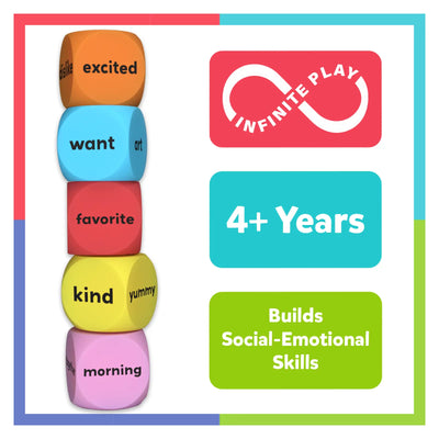 Chit Chat Cubes: After School Edition | Conversation Starter Game (ages 4+)