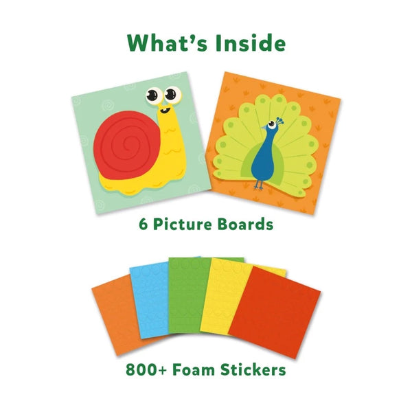 Fun with Foam: Amazing Animals | 3D Sticker Activity (ages 3-7)