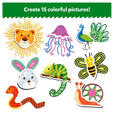 Waxy Window Art: Amazing Animals | Mess-Free Art for Kids (ages 5-12)