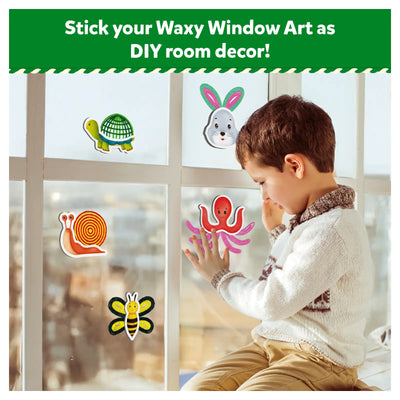 Waxy Window Art: Amazing Animals | Mess-Free Art for Kids (ages 5-12)