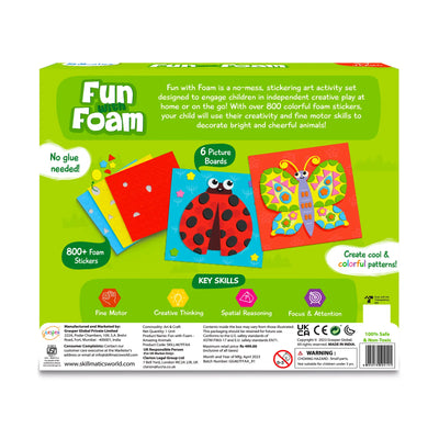 Fun with Foam: Amazing Animals | 3D Sticker Activity (ages 3-7)