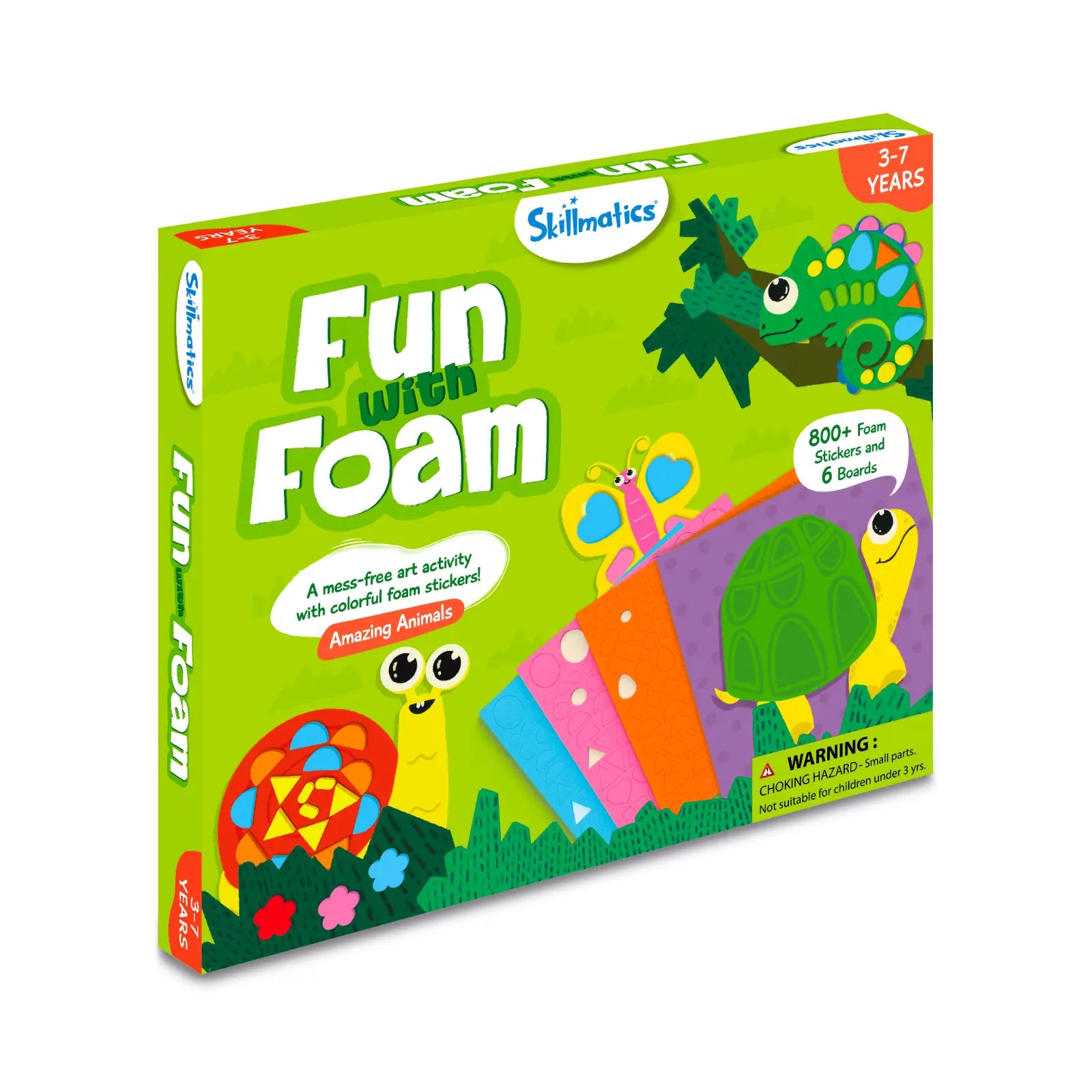 Fun with Foam: Amazing Animals | No Mess Sticker Art (ages 3-7)