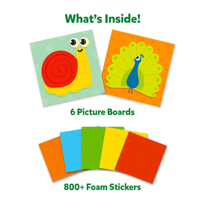 Fun with Foam: Amazing Animals | 3D Sticker Activity (ages 3-7)