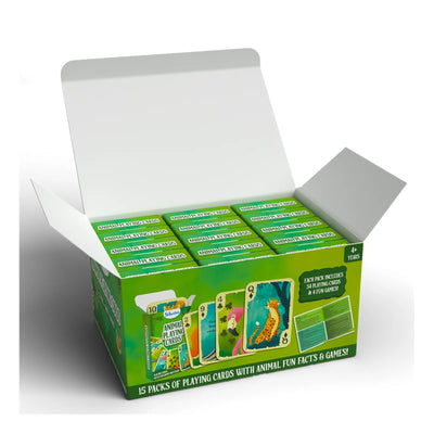 Animal Playing Cards | 15 Packs Playing Cards Set (ages 4-7)