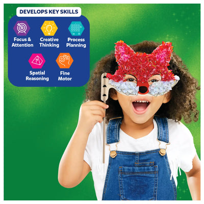 Poke-in Art: Animal Masks | No Mess Art for Kids (ages 4 + ) - Learning & Education