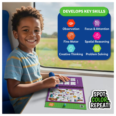 Water Spotter: Animals At Play | Reusable Search & Find Book (ages 4-8) - Learning & Education