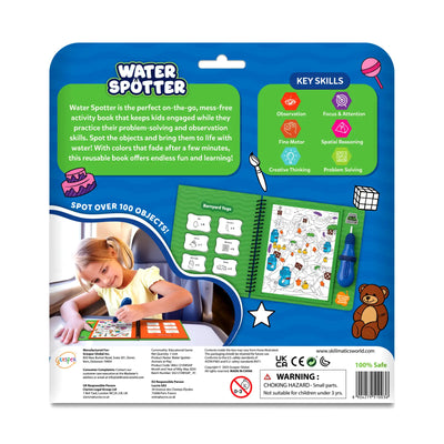 Water Spotter: Animals At Play | Reusable Search & Find Book (ages 4-8) - Learning & Education
