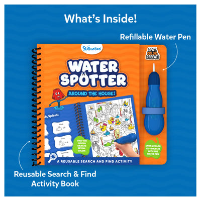 Water Spotter: Around The House | Reusable Search & Find Book (ages 4-8) - Learning & Education