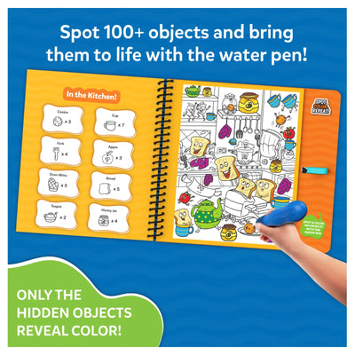 Water Spotter: Around The House | Reusable Search & Find Book (ages 4-8) - Learning & Education