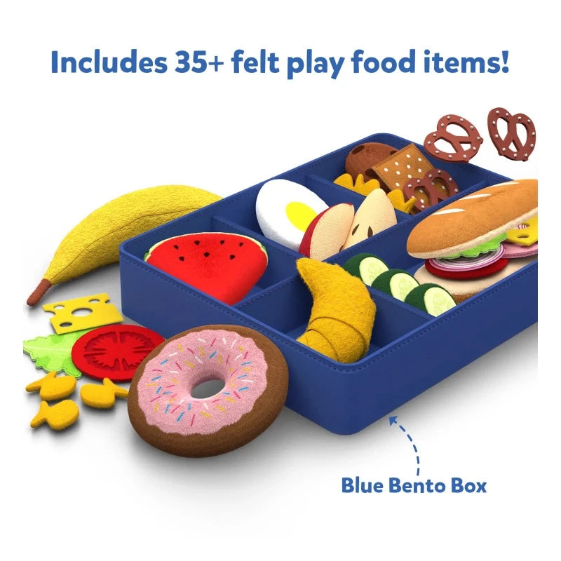 Bento Box Blue - Pretend Play Kitchen Toys (ages 3-7)