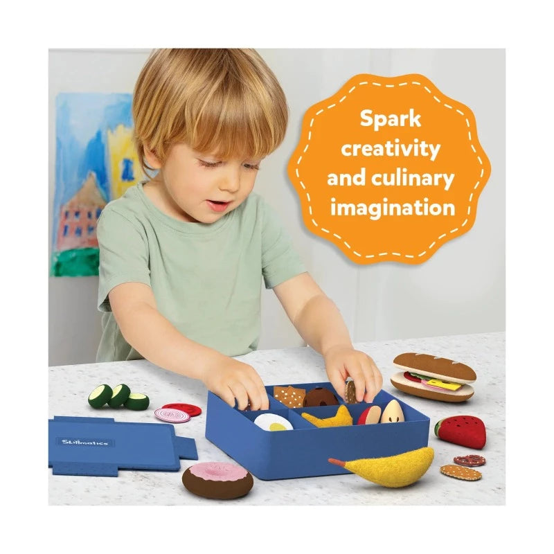 Bento Box Blue - Pretend Play Kitchen Toys (ages 3-7)