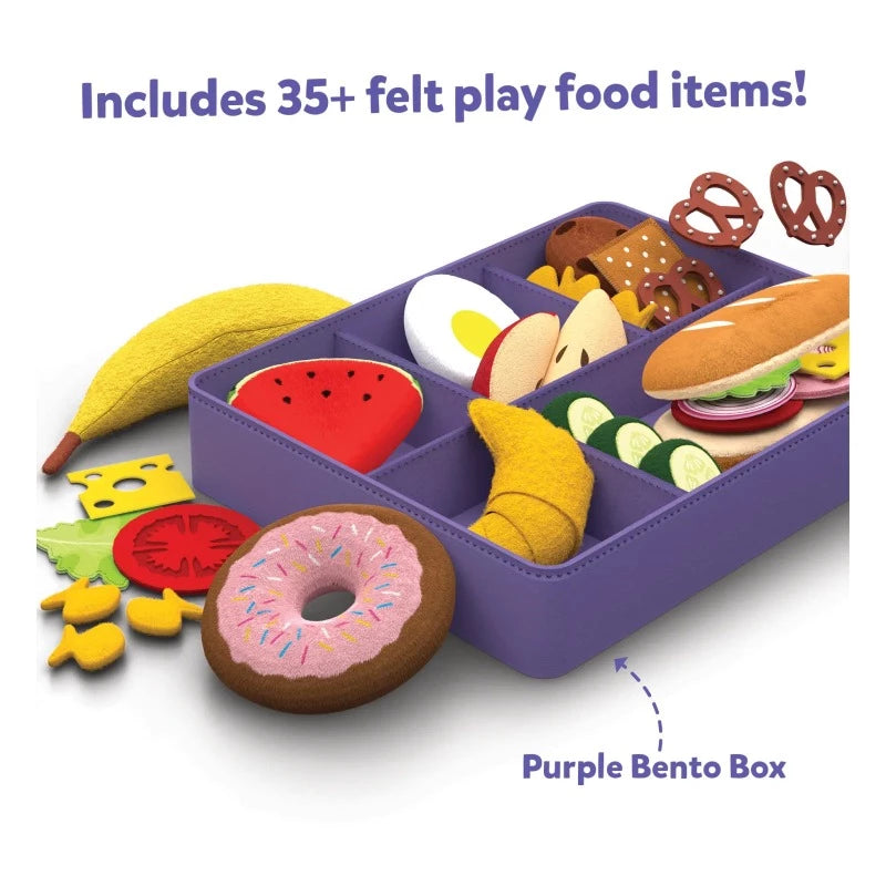 Bento Box Purple - Pretend Play Kitchen Toys (ages 3-7)