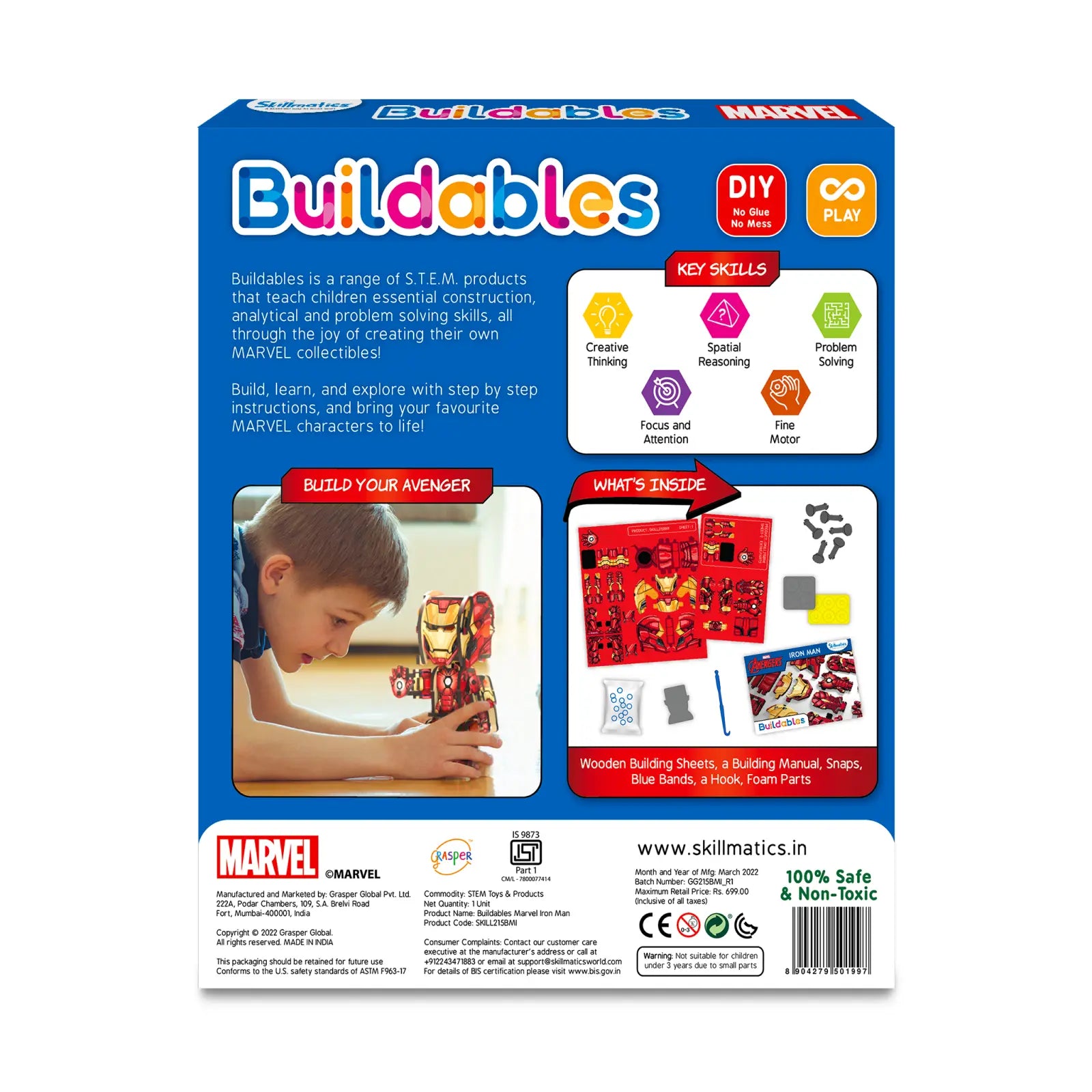 Buildables Iron Man | STEM construction toys (ages 8+)